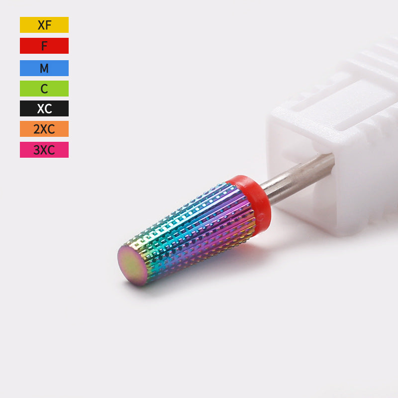 Metal Accessories Nail Polishing Drill Bit Unloading Light Therapy Nail Unloading Non-hot Nail Art Tungsten Steel Grinding Head