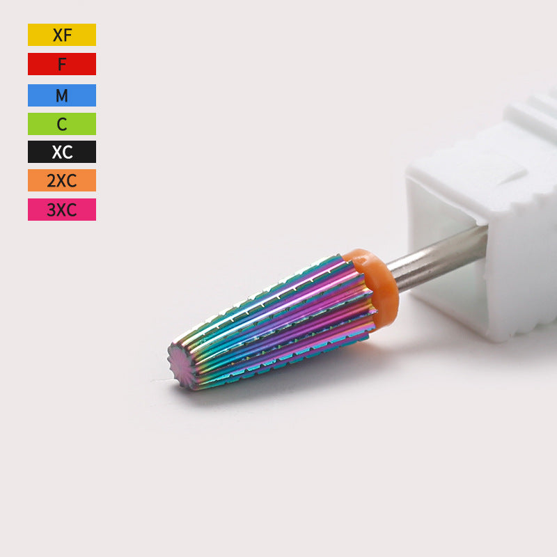 Metal Accessories Nail Polishing Drill Bit Unloading Light Therapy Nail Unloading Non-hot Nail Art Tungsten Steel Grinding Head