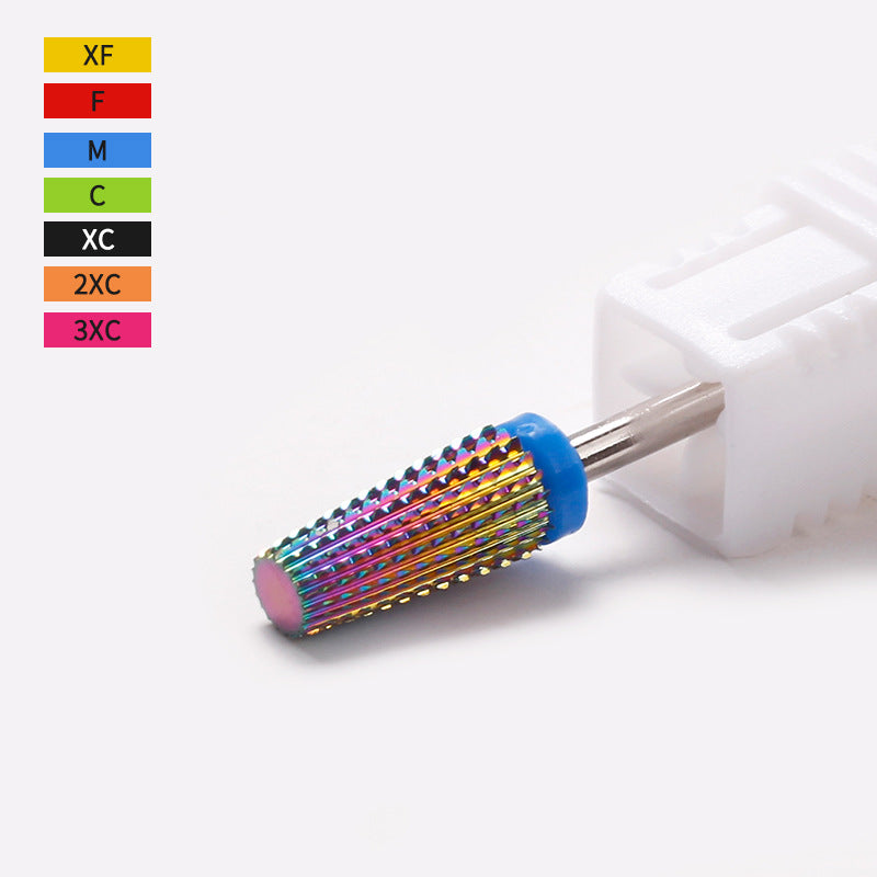 Metal Accessories Nail Polishing Drill Bit Unloading Light Therapy Nail Unloading Non-hot Nail Art Tungsten Steel Grinding Head