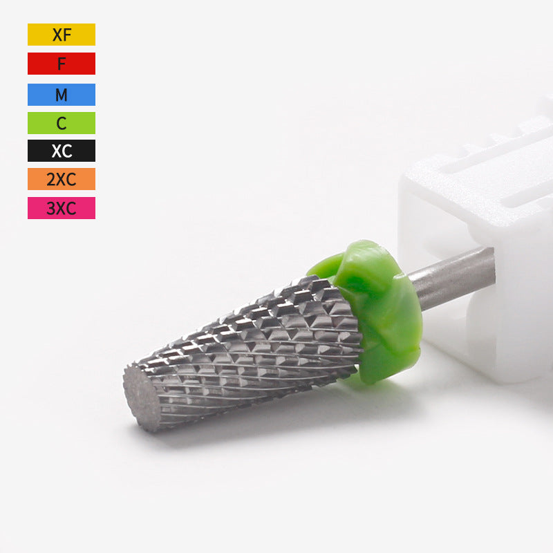Metal Accessories Nail Polishing Drill Bit Unloading Light Therapy Nail Unloading Non-hot Nail Art Tungsten Steel Grinding Head