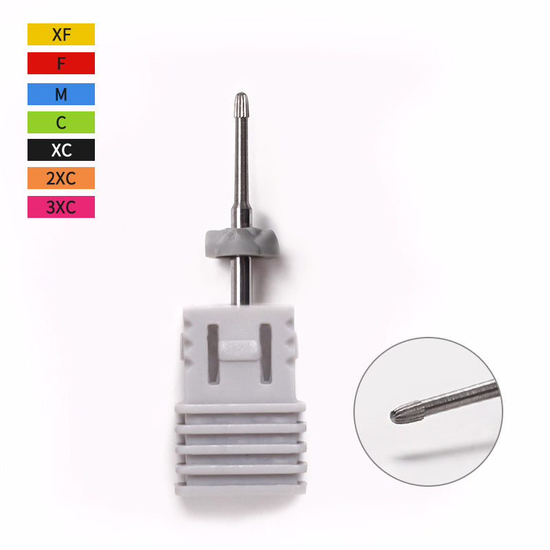 Metal Accessories Nail Polishing Drill Bit Unloading Light Therapy Nail Unloading Non-hot Nail Art Tungsten Steel Grinding Head