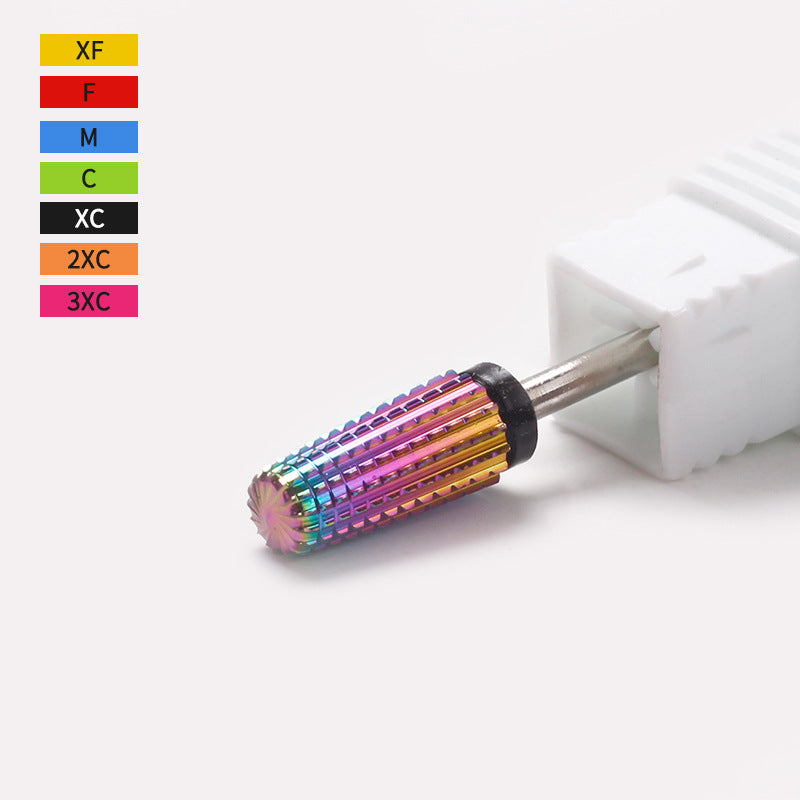 Metal Accessories Nail Polishing Drill Bit Unloading Light Therapy Nail Unloading Non-hot Nail Art Tungsten Steel Grinding Head
