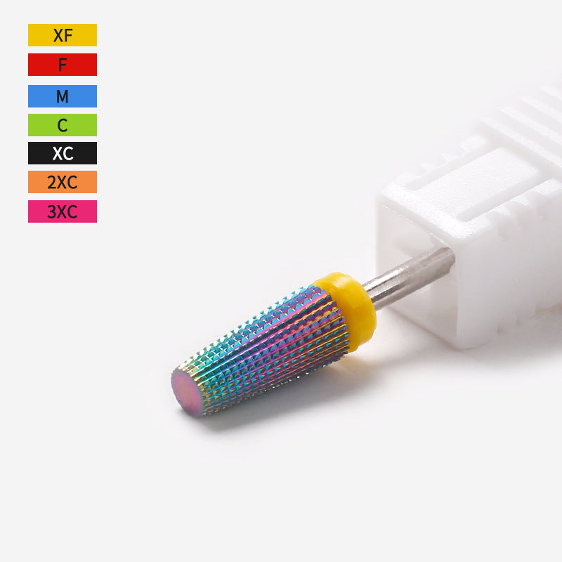 Metal Accessories Nail Polishing Drill Bit Unloading Light Therapy Nail Unloading Non-hot Nail Art Tungsten Steel Grinding Head