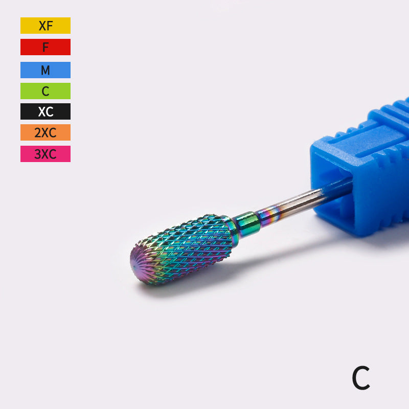 Metal Accessories Nail Polishing Drill Bit Unloading Light Therapy Nail Unloading Non-hot Nail Art Tungsten Steel Grinding Head