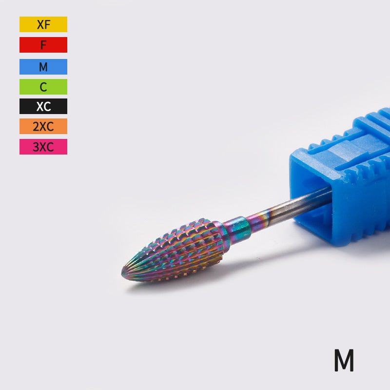 Metal Accessories Nail Polishing Drill Bit Unloading Light Therapy Nail Unloading Non-hot Nail Art Tungsten Steel Grinding Head