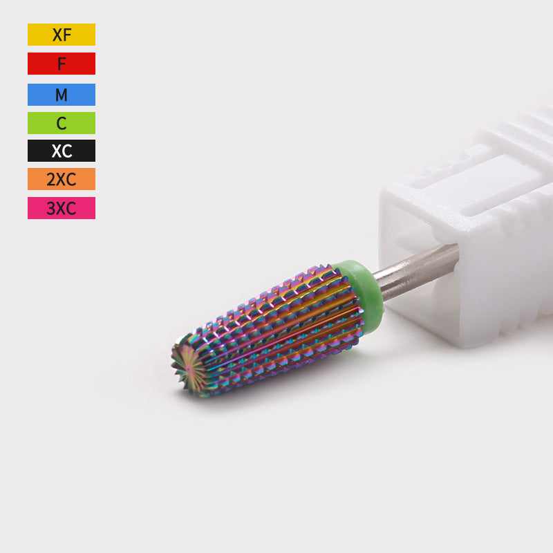 Metal Accessories Nail Polishing Drill Bit Unloading Light Therapy Nail Unloading Non-hot Nail Art Tungsten Steel Grinding Head