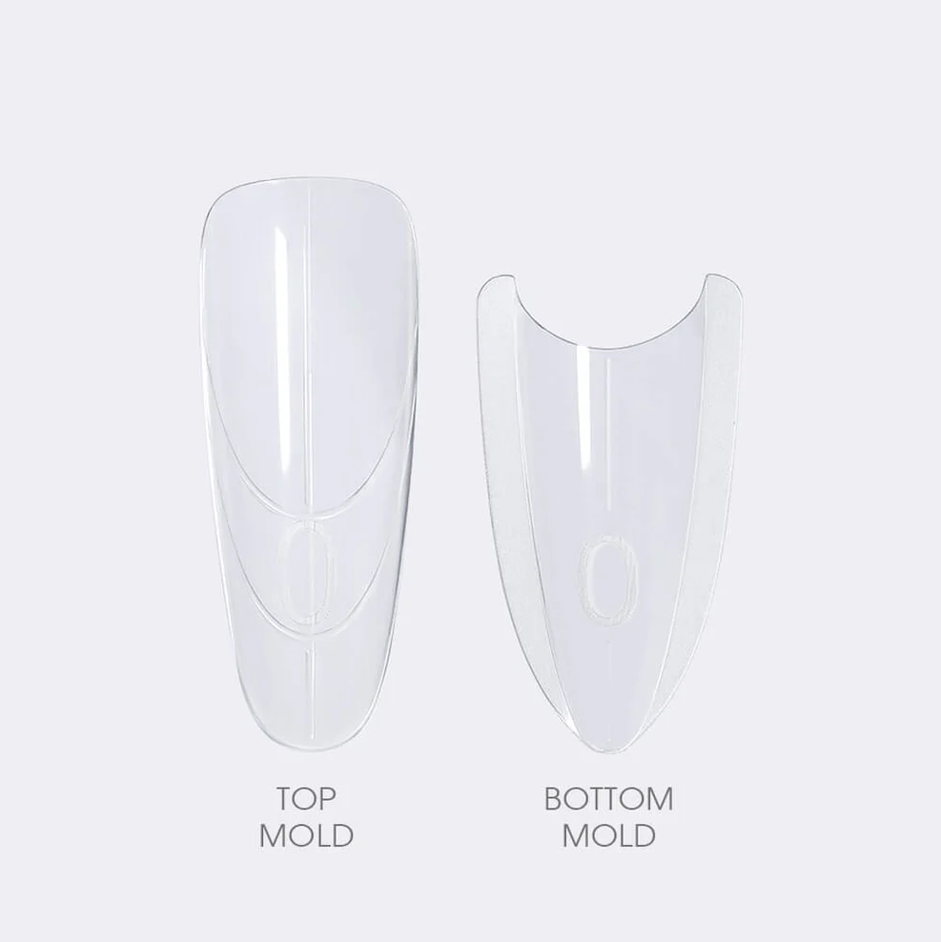 NEW ARRIVAL Sandwich Dual Nail Forms for Manicure Nail Extension Coffin Almond Dual Nail Forms for Home DIY