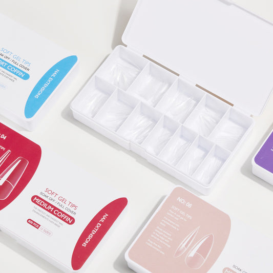 FTMA014 Hot Selling Soft Gel Nail Tips in Stock, OEM&ODM accepted