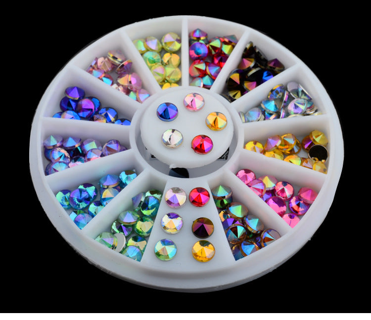 FDME017 Nail color drill apex drill, acrylic 12 color nail drill disc