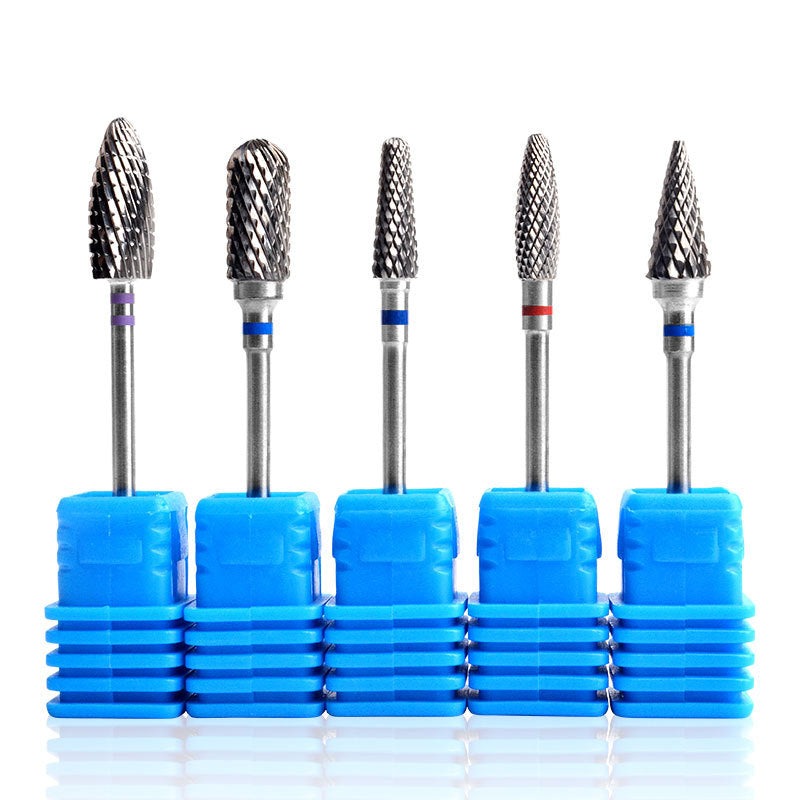 FMT011 Tungsten steel Drill Bits Blue label tungsten steel drill bit Electric nail polisher Armor removal tool