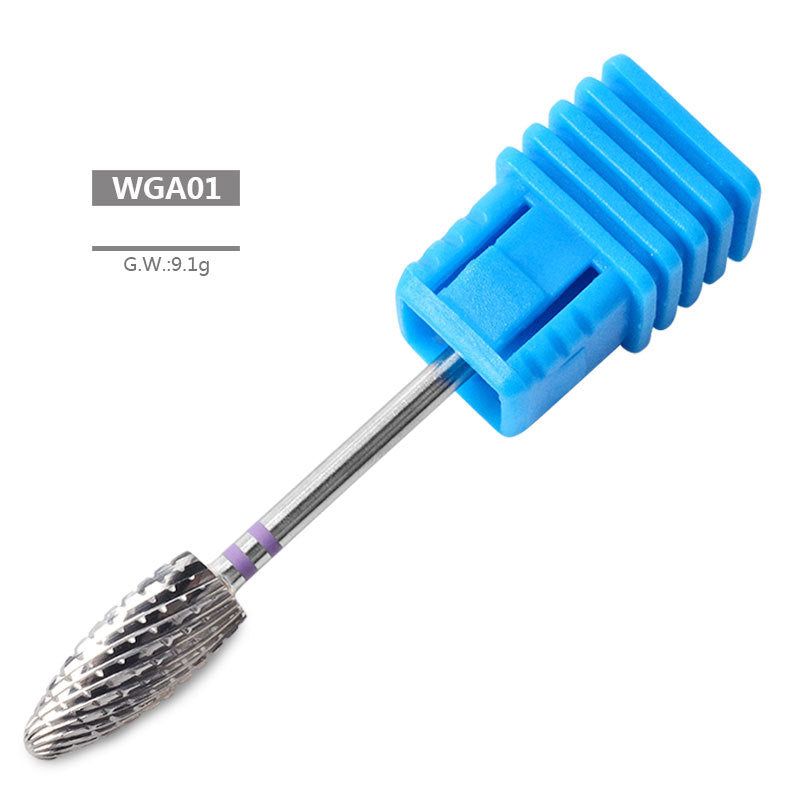 FMT011 Tungsten steel Drill Bits Blue label tungsten steel drill bit Electric nail polisher Armor removal tool
