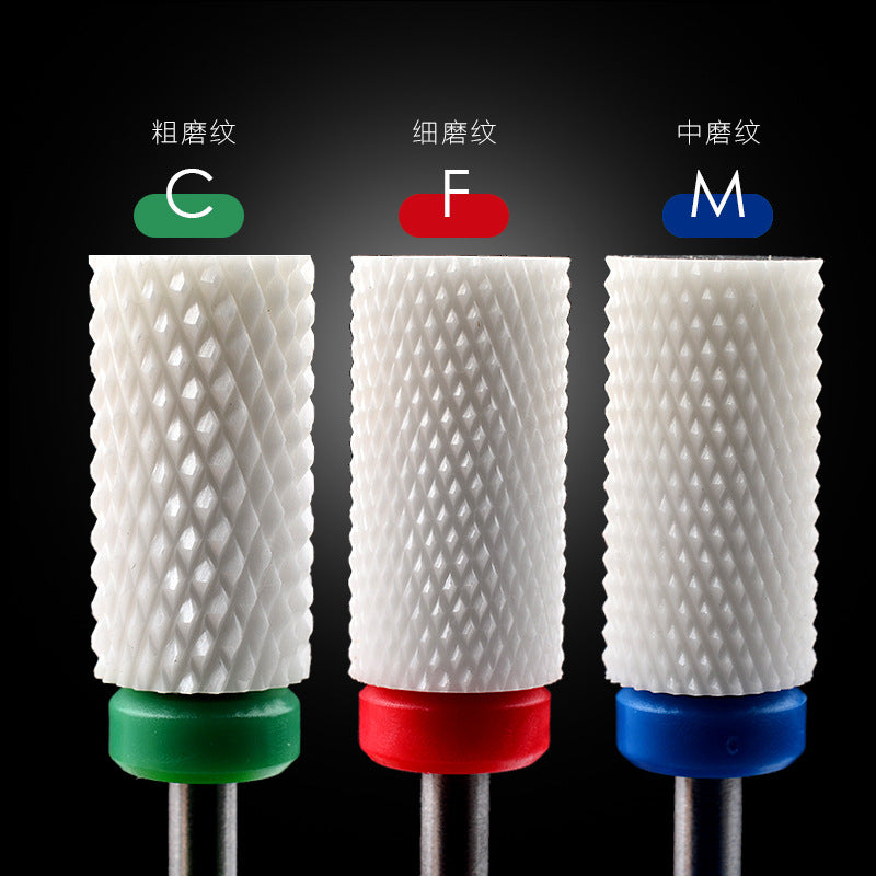 FMT006 Ceramic Drill Bits Single Bullet Type Electric Nail Grinder Tool 12 Models