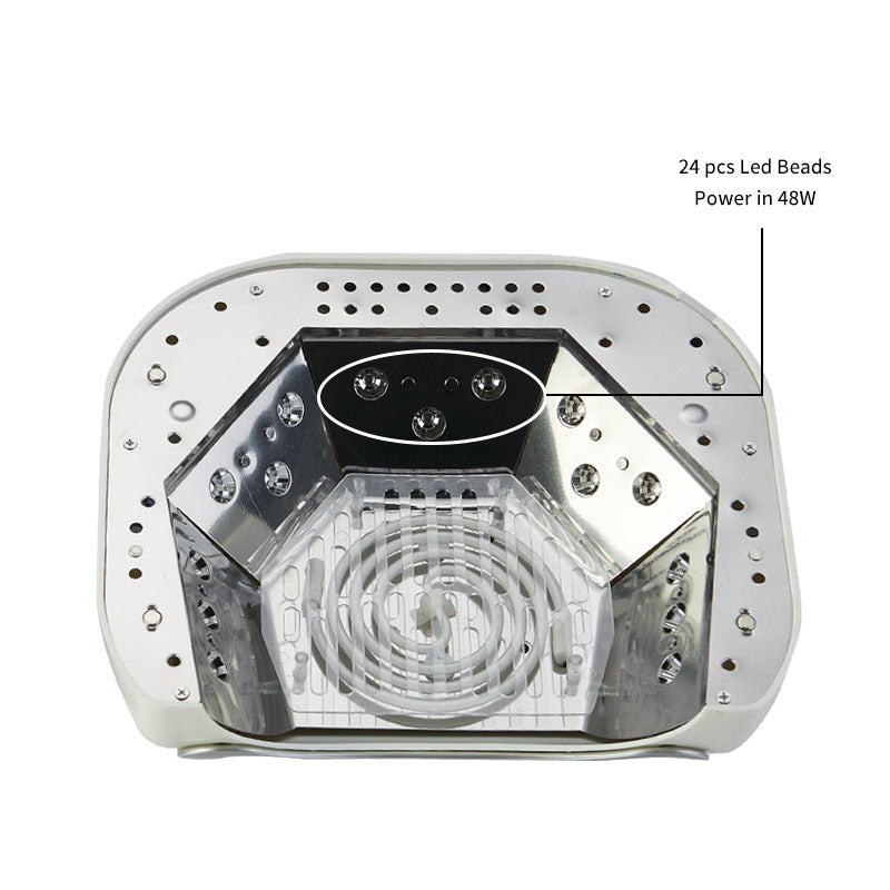 FNL016 Smart nail phototherapy machine, three-speed adjustable LED nail lamp, dual light source nail phototherapy lamp