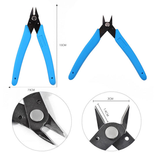 FGMA008 Nail Art Tools, Diagonal Pliers, Mini Nail Art Scissors, Drill Clip Cutters, Drill Pliers Tools