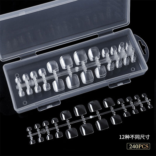 FTMA007 New products for nail art Ultra-thin seamless nail piece Full foot extension nail piece