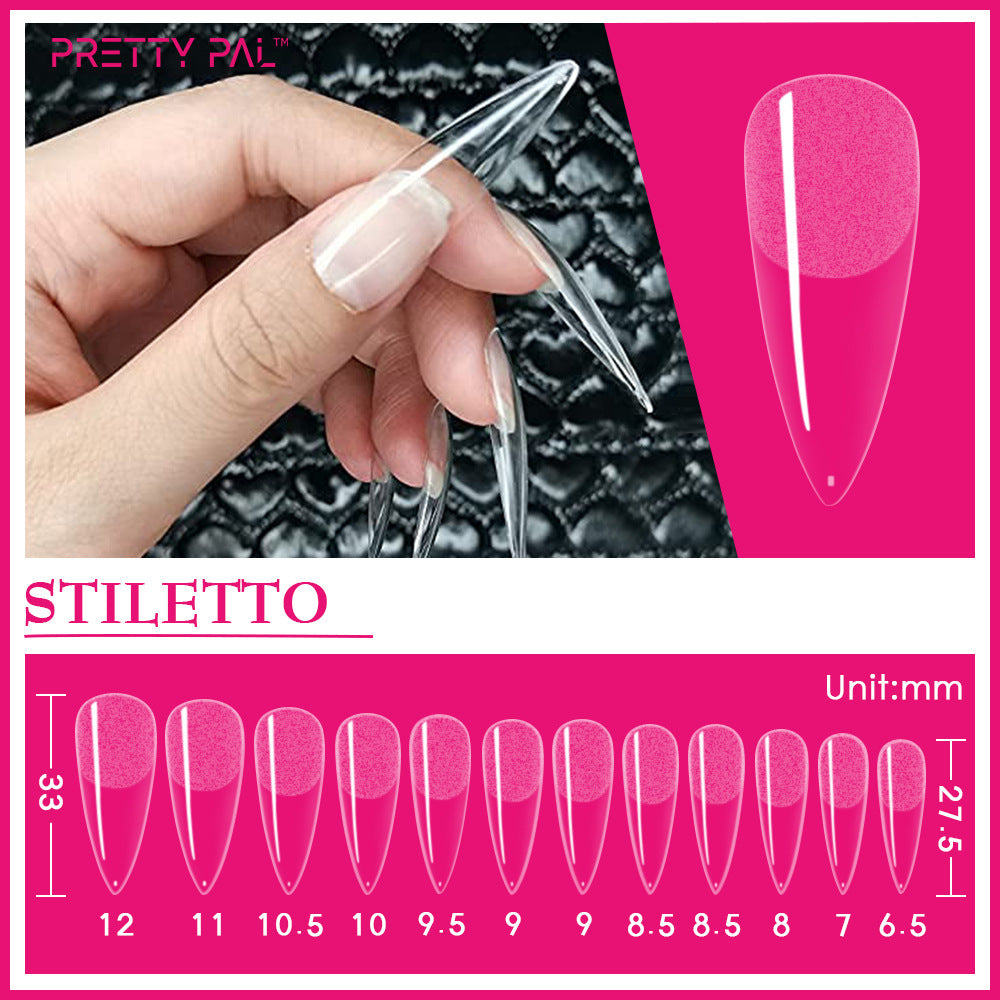 FTMA015 Top Rated Translucent, Semi-matte Soft Gel Nail Tips in stock