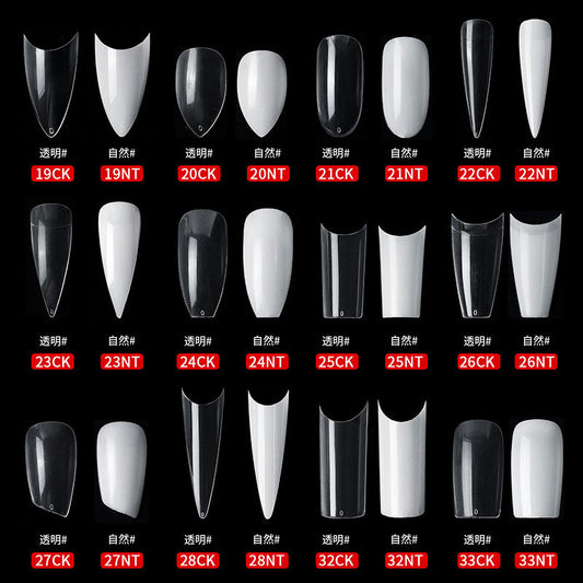 FTMC007 French nail tips, full stick half stick, ballet nail tips