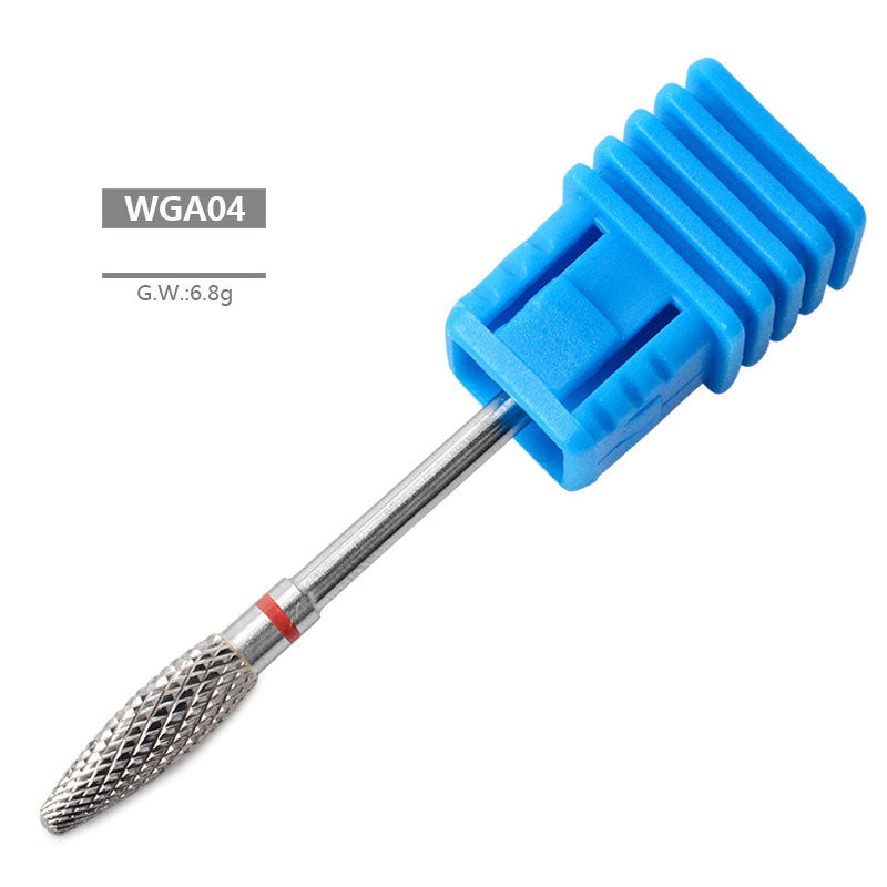 FMT011 Tungsten steel Drill Bits Blue label tungsten steel drill bit Electric nail polisher Armor removal tool