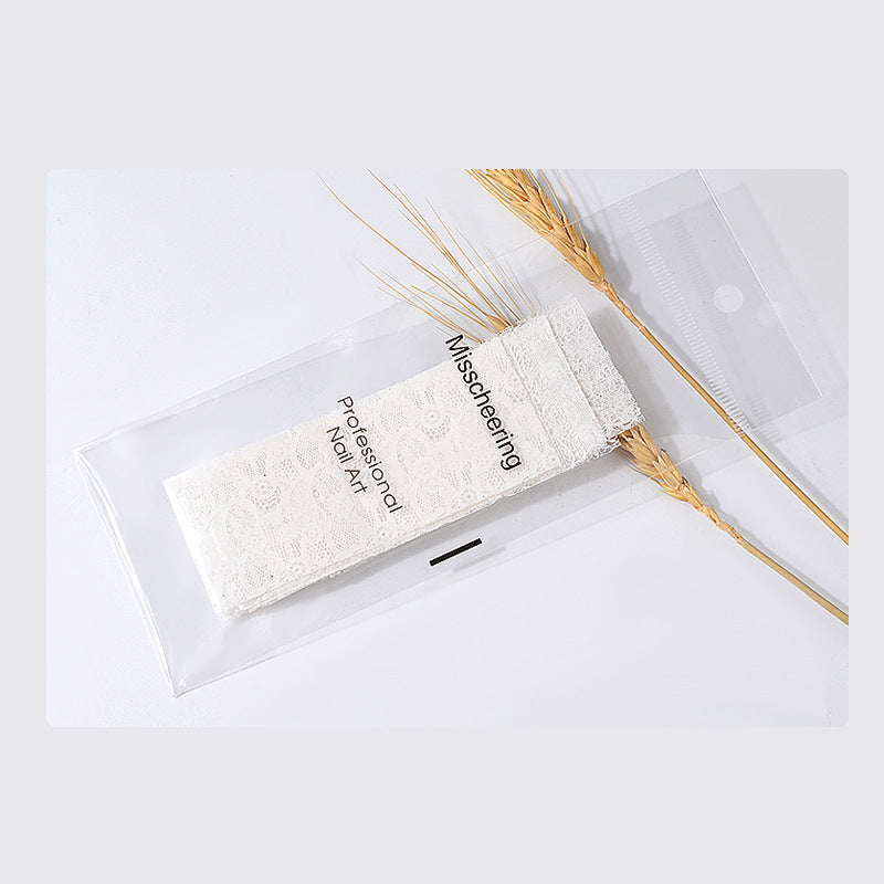 FSMA004 Hot Sale Nail Art, White Lace Starry Sky Sticker, Nail Sticker Starry Sky Paper, 10 Sheets Mixed, 20cm