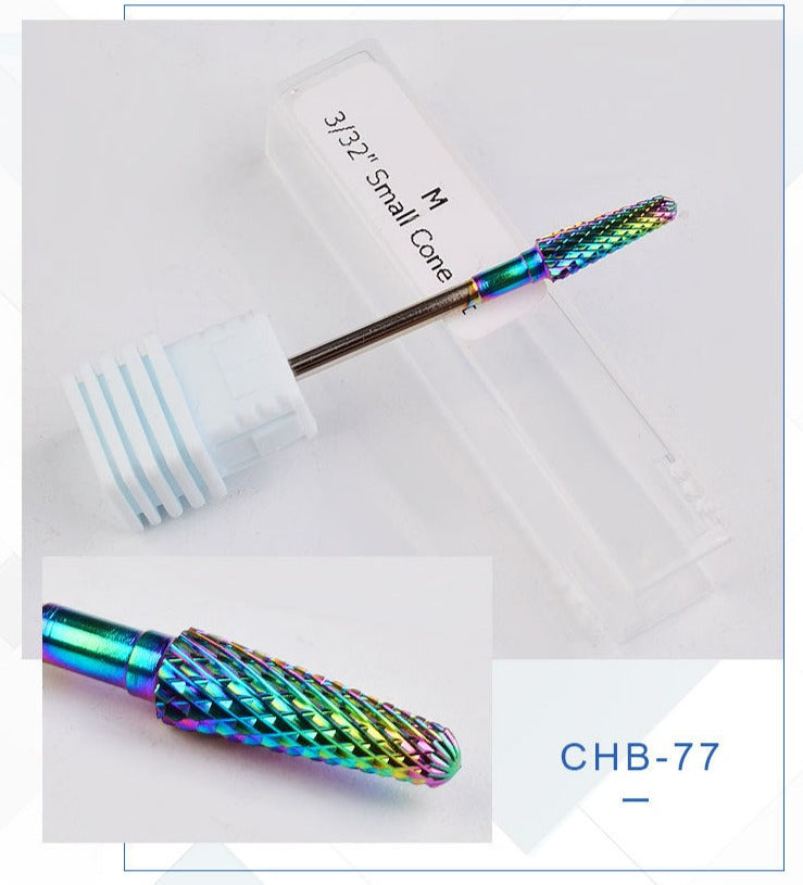 FMT016 Electroplated tungsten steel alloy drill bits Tungsten steel plated color drill bits grinding machine accessories