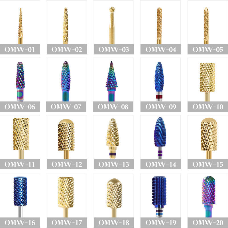 FMT009 Vacuum plating color Alloy tungsten steel Drill Bits Polishing and unloading