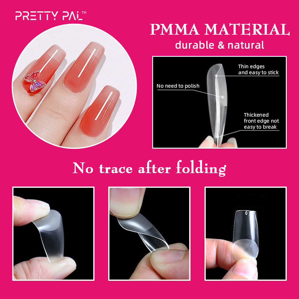 FTMA015 Top Rated Translucent, Semi-matte Soft Gel Nail Tips in stock