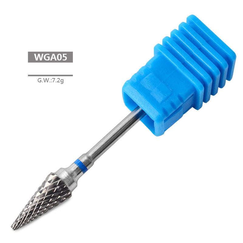 FMT011 Tungsten steel Drill Bits Blue label tungsten steel drill bit Electric nail polisher Armor removal tool