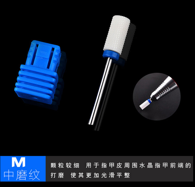 FMT006 Ceramic Drill Bits Single Bullet Type Electric Nail Grinder Tool 12 Models