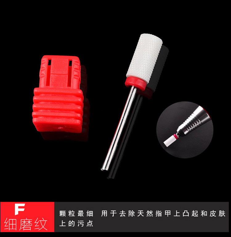 FMT006 Ceramic Drill Bits Single Bullet Type Electric Nail Grinder Tool 12 Models