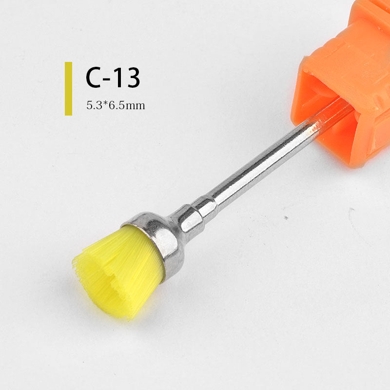 FMT012 Electroplated tungsten steel color drill bits bullet type electric nail polisher