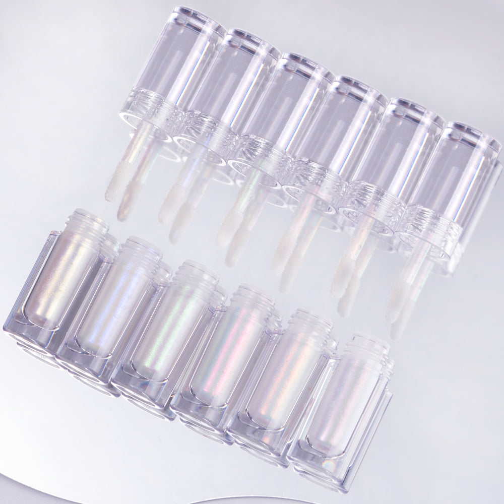 FNP013 Round tube wholesale TD series 6 colors liquid magic mirror powder used for art nail decoration