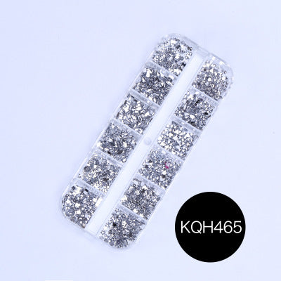 NRS021 ForLife Mixed nail art decals diamond jewelry crystal nails art rhinestone designs 3d shinny nail decorations