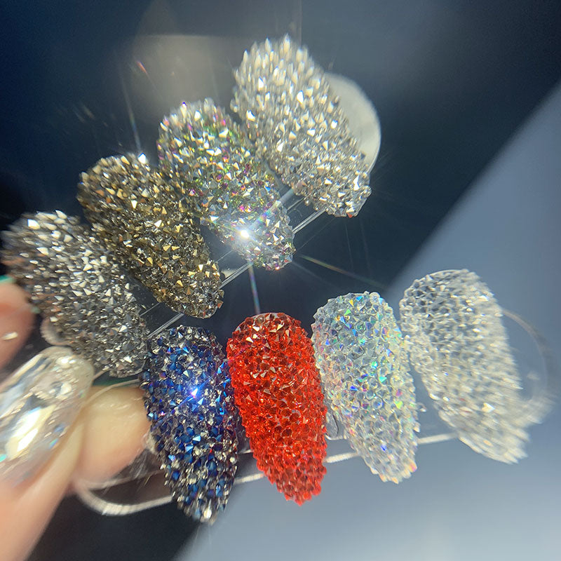 NRS025 ForLife Multicolor Crystal Nail Rhinestones Shiny mini pixie caviar AB Glass Nail Art Decorations Accessories
