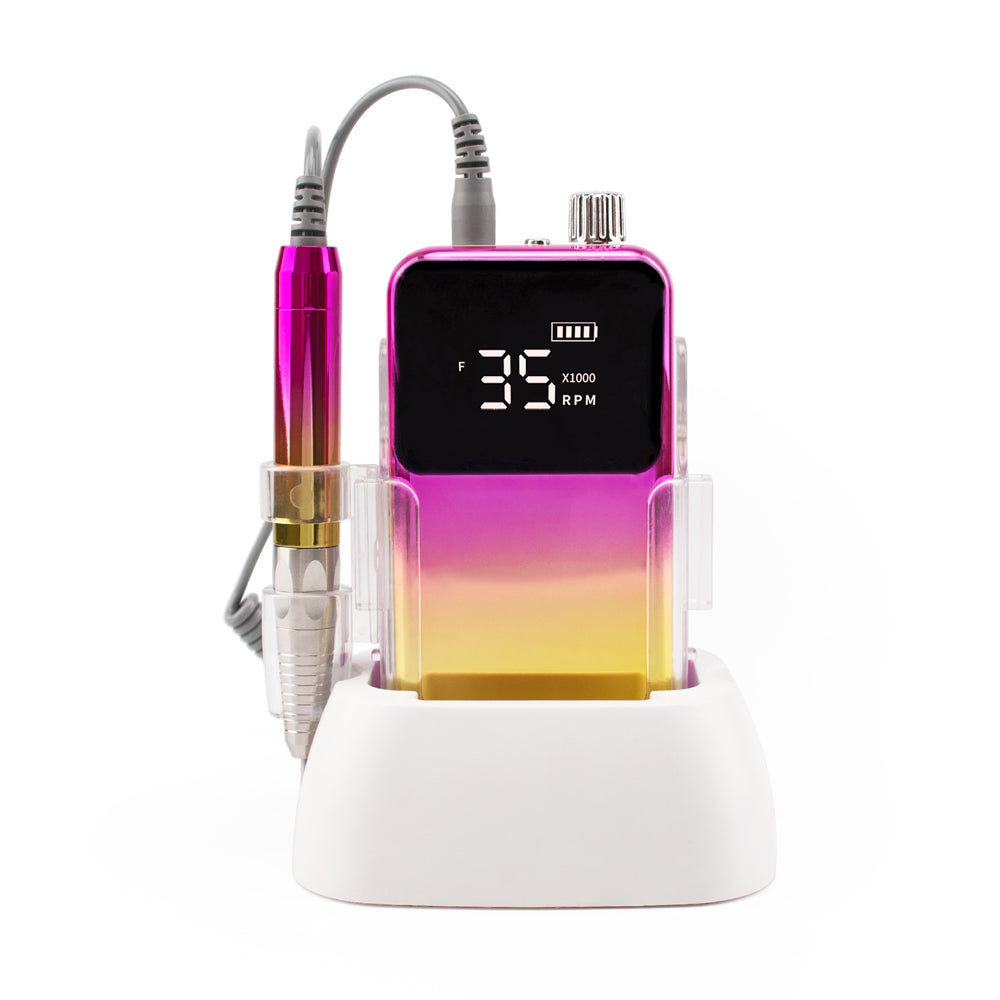 FNDM010  New Ultra Smmoth Brushless Motor Handle Cordless Rechargeable nail drill 85w machine