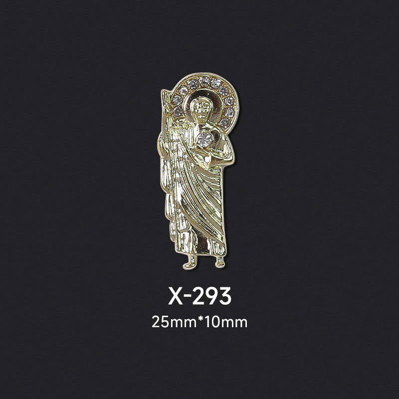 NZJ048 Beauty top St.Jude Nail Art Alloy rhinestone Jewelry charms
