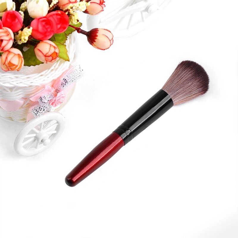 NBR010  ForLife 1 Pcs Wooden Handle Soft Fluffy Dust Cleaning Nail Brushes Dipping Powder Glitter Sequins Remover Manicure Tools