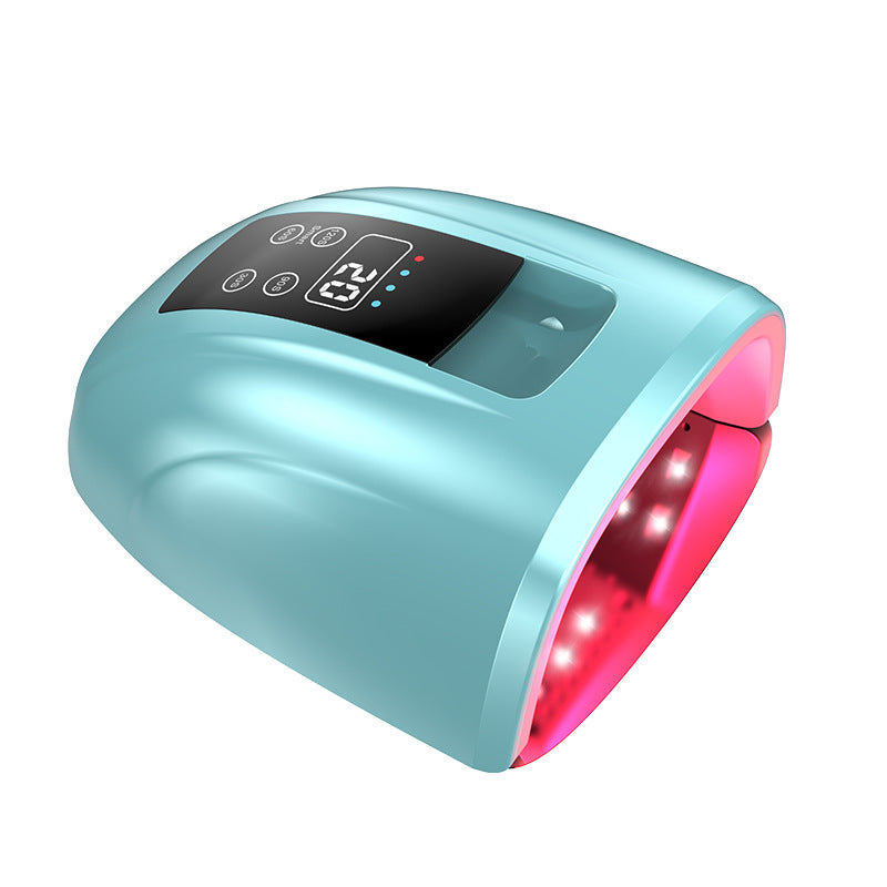 FNL008 New Arrival 90W Wireless Dual Light Rechargeable Cordless Smart Light Therapy Nail Lamp Uv Led Gel Dryer for Salon Manicure