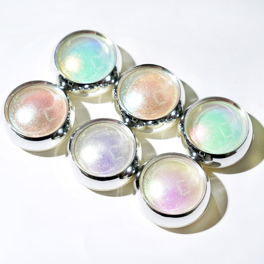 FNP024 Aurora Moonlight Nail Powder Professional 6 Colors Acrylic Mirror Nail Art Powder Private Label Nail Chrome Powders
