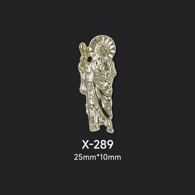 NZJ048 Beauty top St.Jude Nail Art Alloy rhinestone Jewelry charms