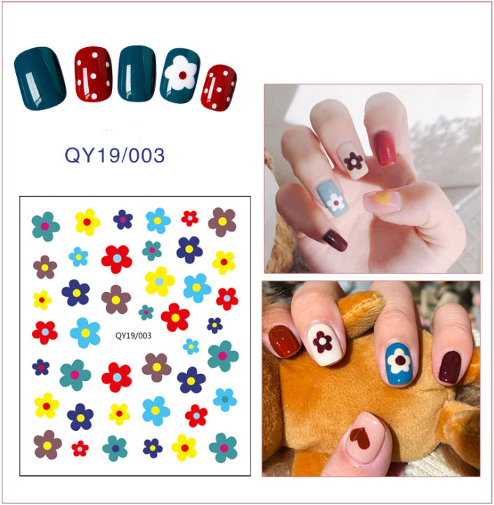 NS5D033  ForLife new Cartoon Nail Art Decals 2D Manicure Applique Nail Stickers for Nail Decoration