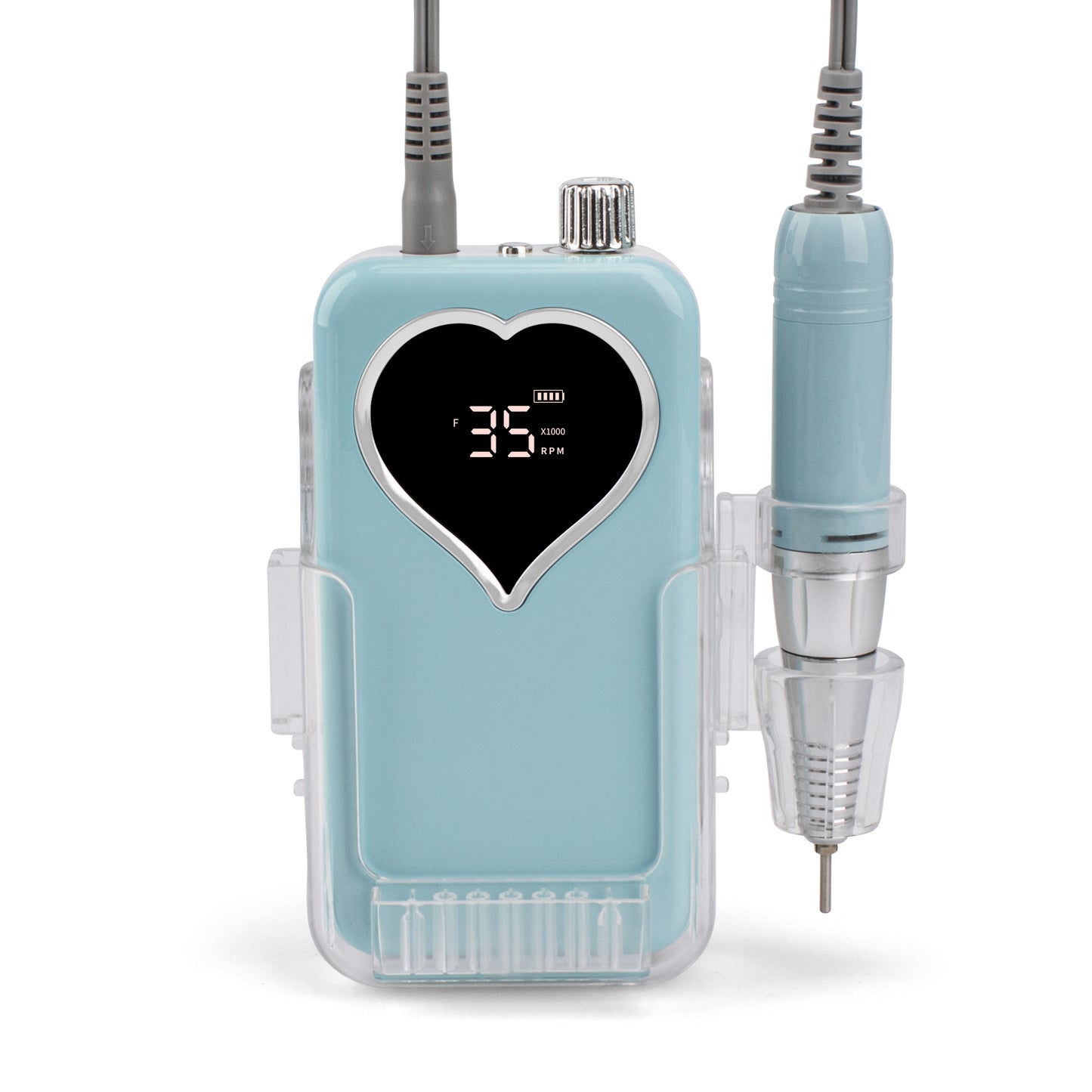 FNDM003  New gradient gold 45W Nail drill desktop 35000RPM Cordless Rechargeable nail drill electric Efile machine