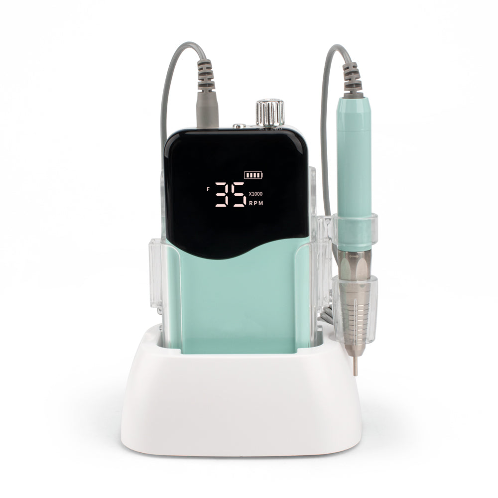 FNDM006 Electric Nail File Hot Sale in USA Market Strong Power Wireless Gold Nail Drill Machine Brushless Motor Quiet Vibration Free