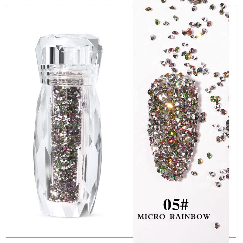 NRS025 ForLife Multicolor Crystal Nail Rhinestones Shiny mini pixie caviar AB Glass Nail Art Decorations Accessories