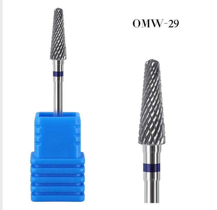 NDB033 Rainbow Carbide Nail Drill Bit Electric Nail Mills Cutter for Manicure Machine Nail Files Accessories tools