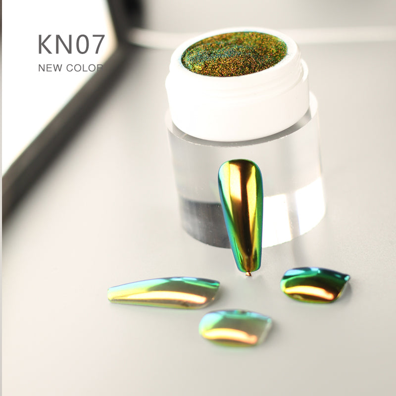 FNP008  New chameleon series KN wholesale magic arylic mirror powder used for art nail pigment
