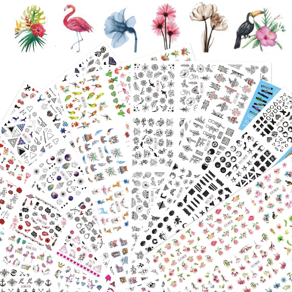NS5D033  ForLife new Cartoon Nail Art Decals 2D Manicure Applique Nail Stickers for Nail Decoration