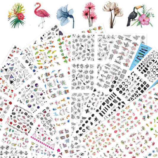 NS5D033  ForLife new Cartoon Nail Art Decals 2D Manicure Applique Nail Stickers for Nail Decoration