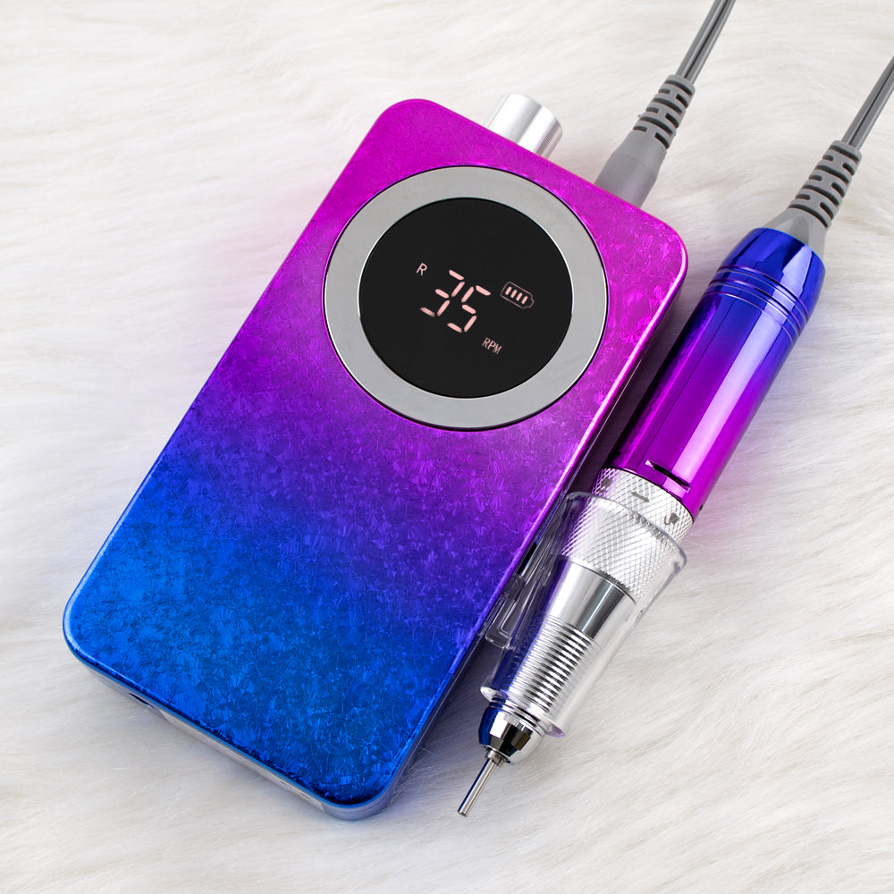 FNDM015 Electric Nail Drill 35.000 RPM Portable Nail Supplies Rechargeable Nail Drill Polish Remover Machine Accept Customize Logo