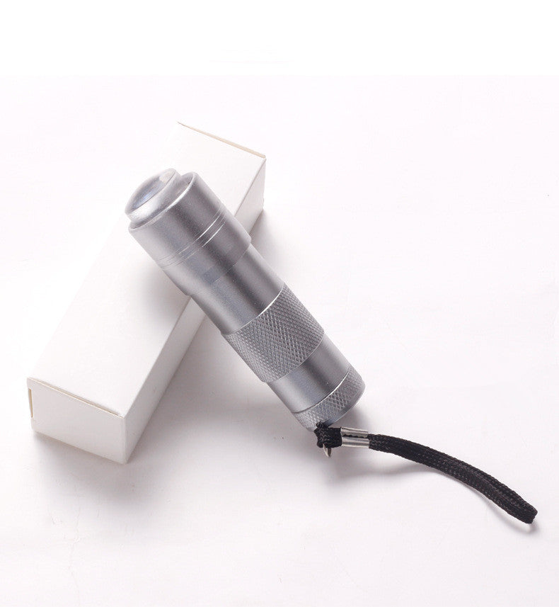 FNL005 New Portable Mini Hand-held light therapy Lamp Curing Dry Flower Embossed Sequin Sticker Special Nail Silicone Handheld Lamp