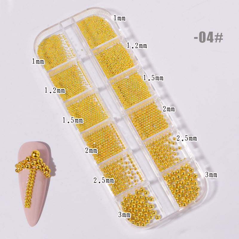 NRS022 ForLife New Nail Art Jewelry Rhinestone Mixed Rivet Pearl Small Accessories Nail Decoration Metal Chain Accessories